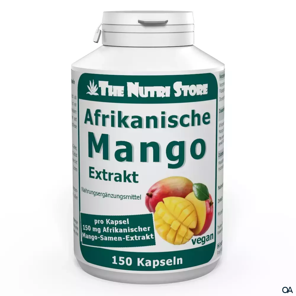 The Nutri Store Afrikanische Mango Extrakt Kapseln The Nutri Store Afrikanische Mango Extrakt Kapseln
