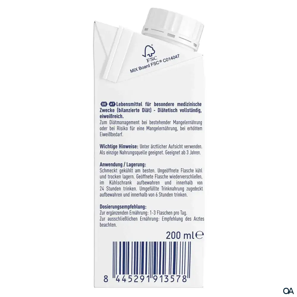 Resource® Protein Schokolade Trinknahrung 200 ml