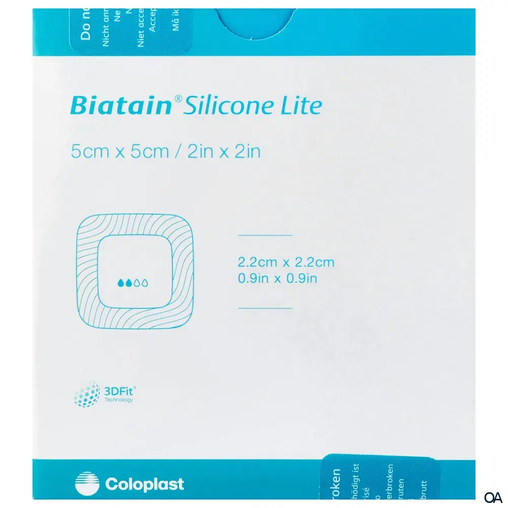 Biatain® Silicone Lite Schaumverband steril, 5 x 5 cm