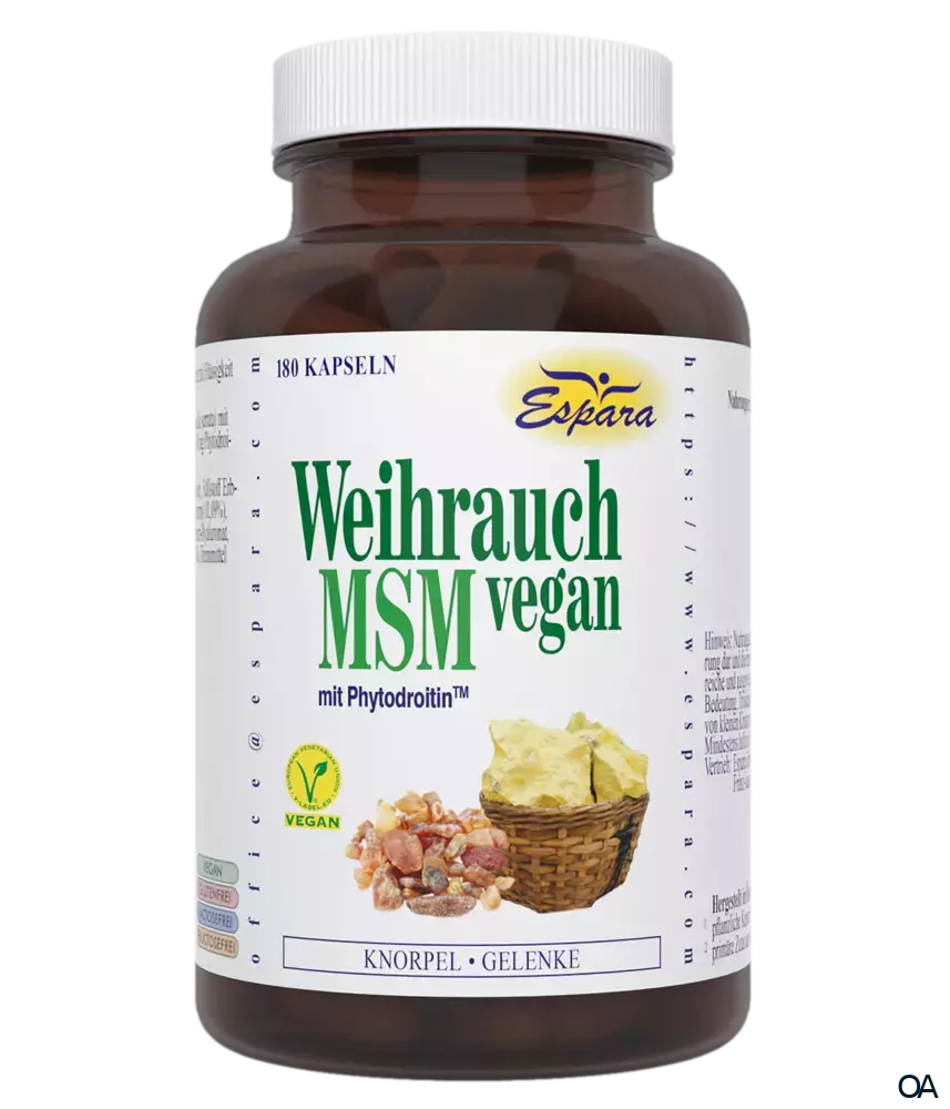 Espara Weihrauch MSM vegan Kapseln Espara Weihrauch MSM vegan Kapseln
