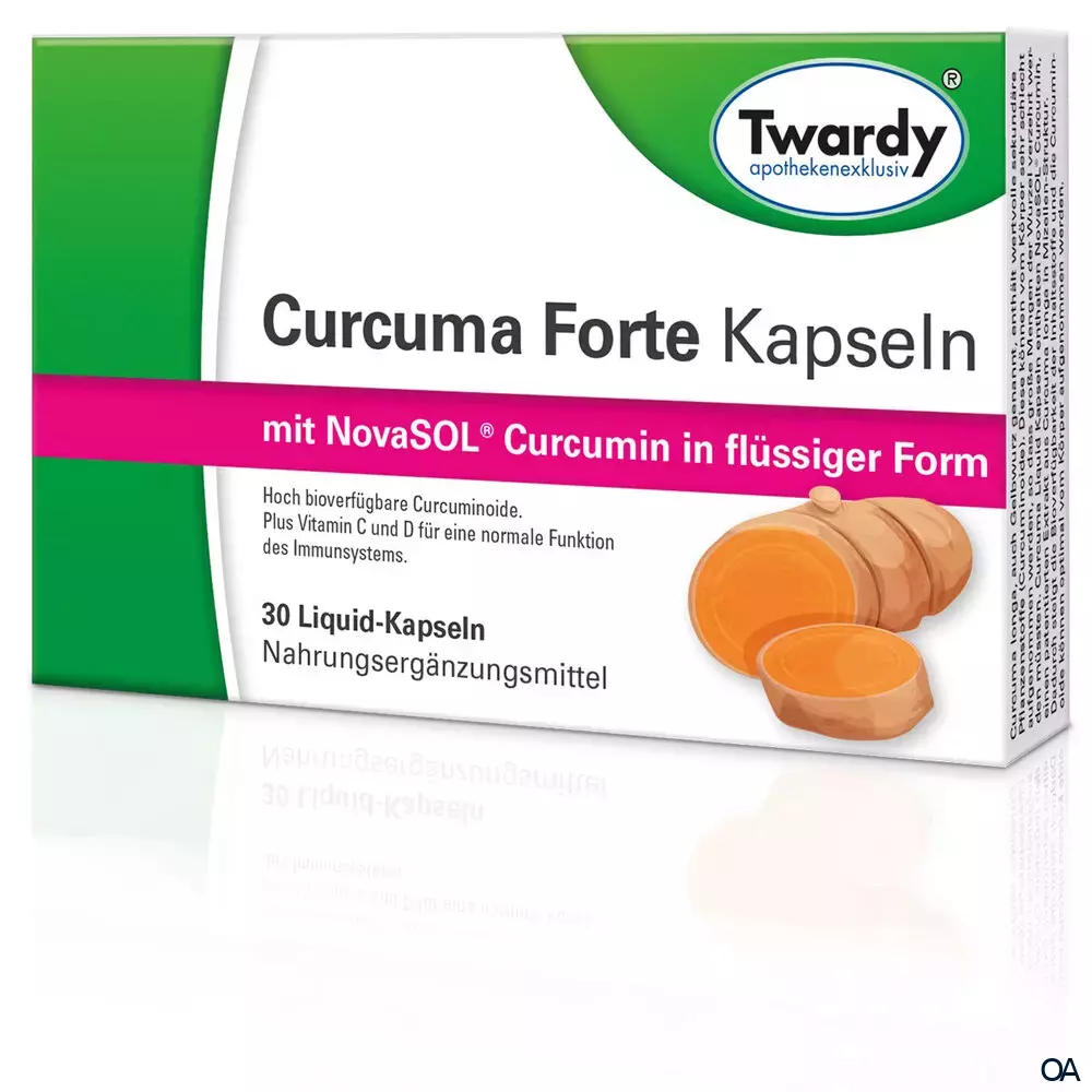 Twardy Curcuma Forte Liquid-Kapseln