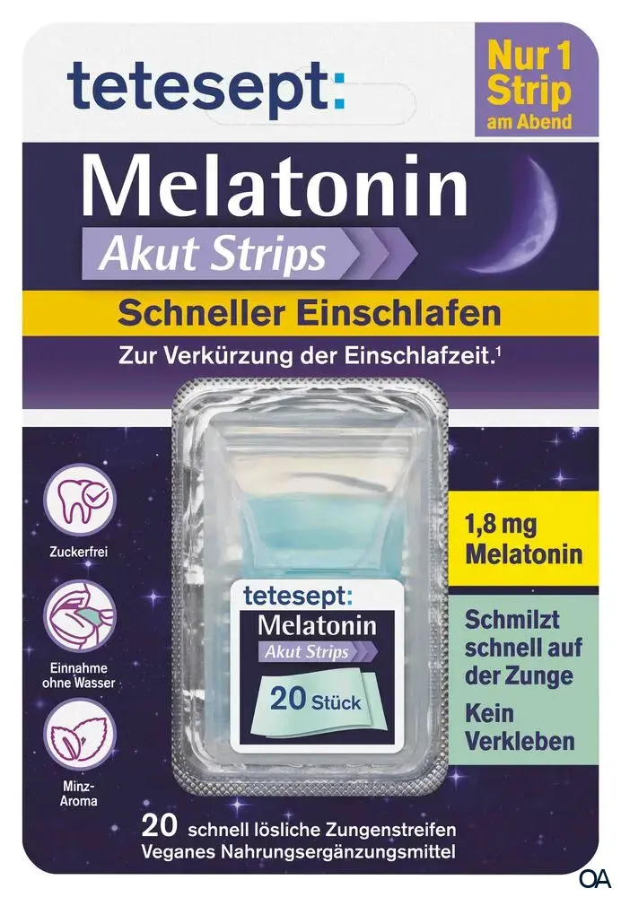 tetesept Melatonin Akut Strips