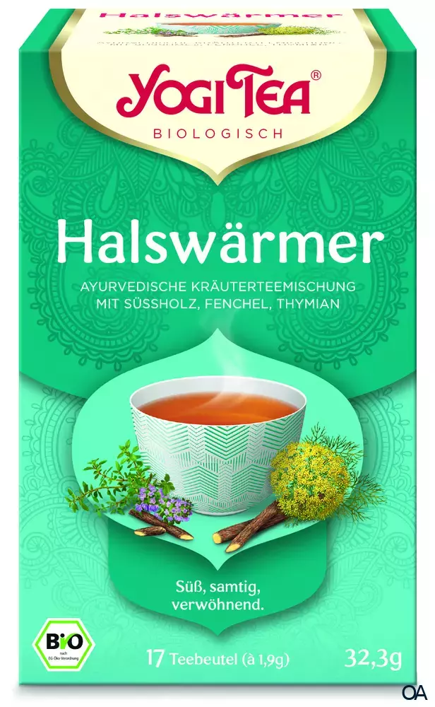 Yogi Tea Halswärmer - Ayurvedische Kräuterteemischung Yogi Tea Halswärmer - Ayurvedische Kräuterteemischung
