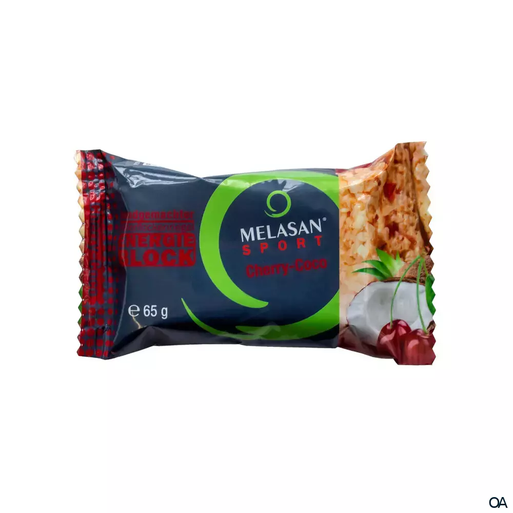 Melasan Sport Energieblock Cherry Coco 65 g Melasan Sport Energieblock Cherry Coco 65 g