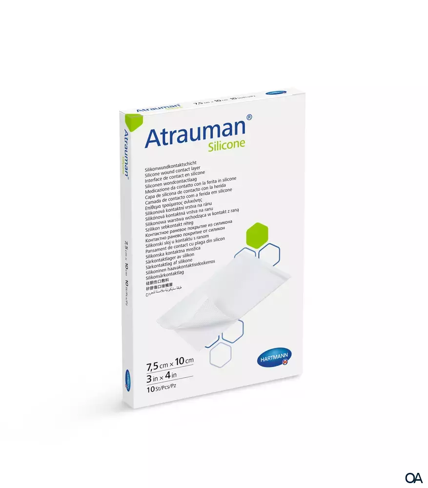 Atrauman® Silicone Silikonwundkontaktschicht, steril 7,5 x 10 cm