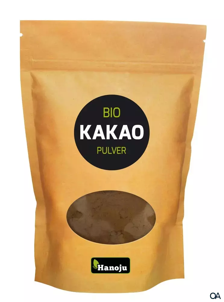 Hanoju Bio Kakaopulver, stark entölt, alkalisiert Hanoju Bio Kakaopulver, stark entölt, alkalisiert