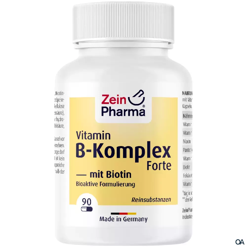 ZeinPharma Vitamin B-Komplex Forte + Biotin Kapseln ZeinPharma Vitamin B-Komplex Forte + Biotin Kapseln