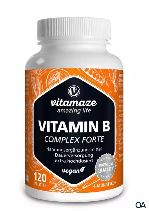 Vitamaze Vitamin B Complex Forte Tabletten Vitamaze Vitamin B Complex Forte Tabletten