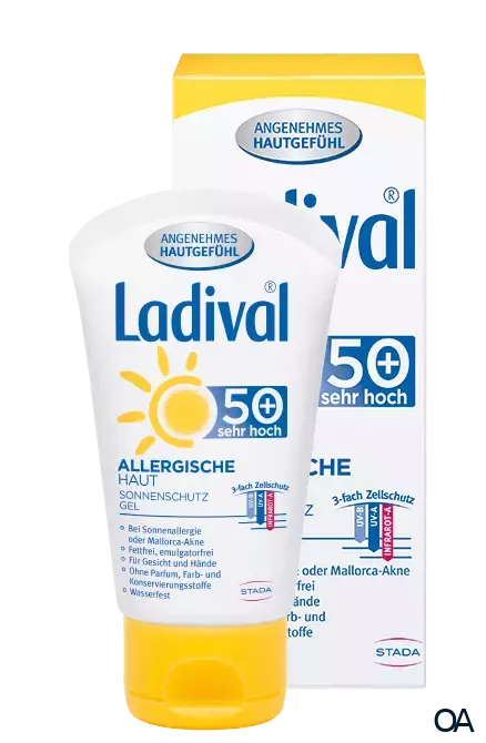 Ladival® Allergische Haut Sonnenschutz Gel Gesicht LSF 50+ Ladival® Allergische Haut Sonnenschutz Gel Gesicht LSF 50+