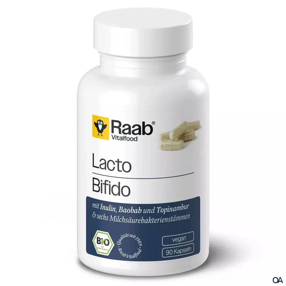 Raab® Vitalfood Bio Lacto + Bifido Kapseln Raab® Vitalfood Bio Lacto + Bifido Kapseln
