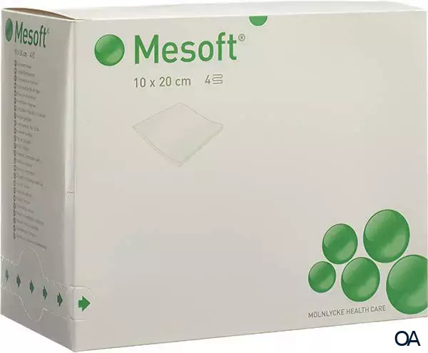 Mesoft® Vlieskompressen steril 10 x 20 cm, 60 x 2 Stück