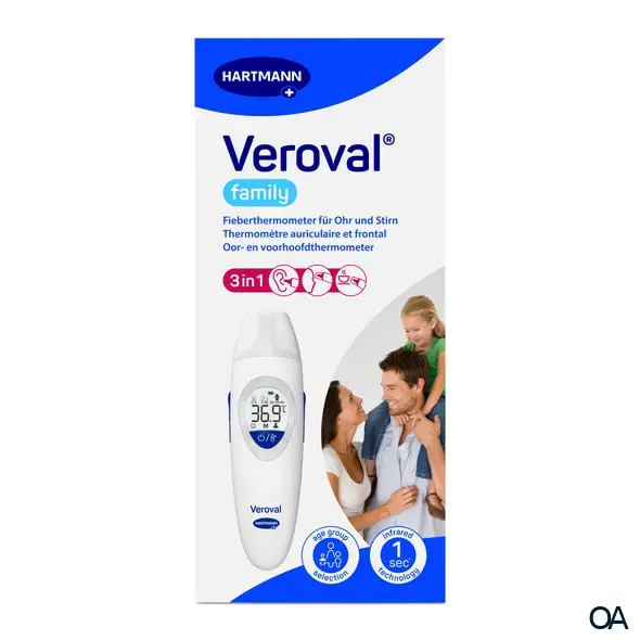 Veroval® family Fieberthermometer für Ohr und Stirn
