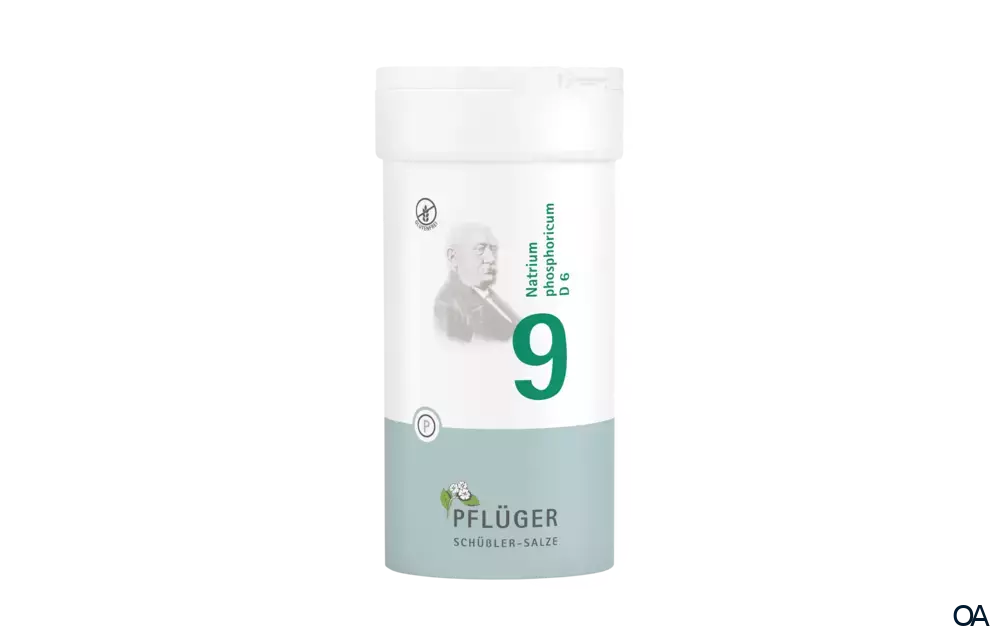 BIOCHEMIE PFLÜGER® Nr. 9 Natrium phosphoricum D 6 Tabletten BIOCHEMIE PFLÜGER® Nr. 9 Natrium phosphoricum D 6 Tabletten