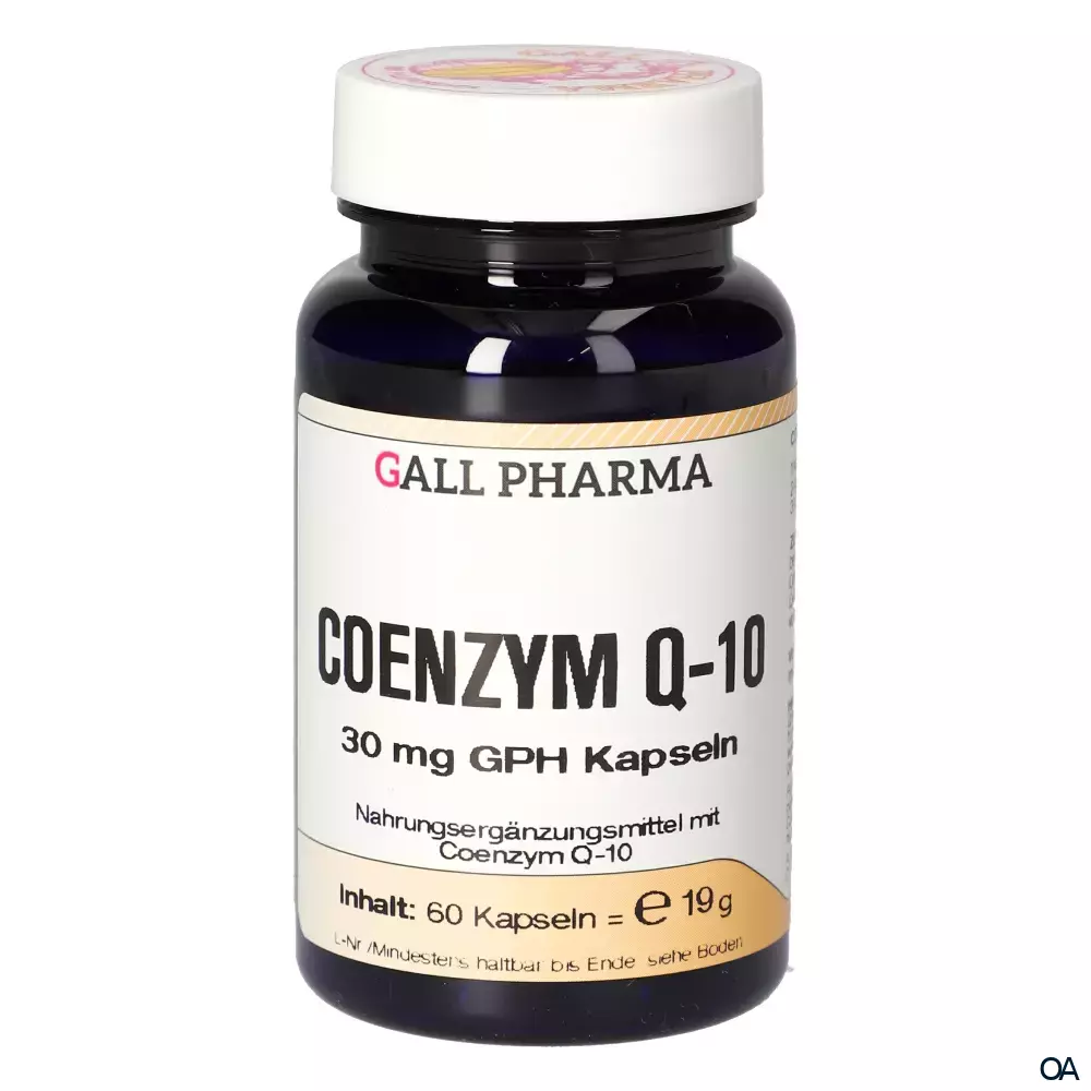 Gall Pharma Coenzym Q-10 30 mg Kapseln Gall Pharma Coenzym Q-10 30 mg Kapseln