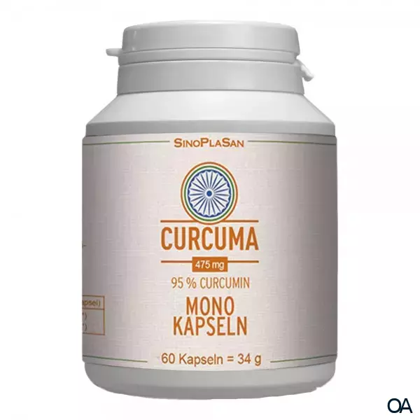 SinoPlaSan Curcuma - 95% Curcumin Mono Kapseln