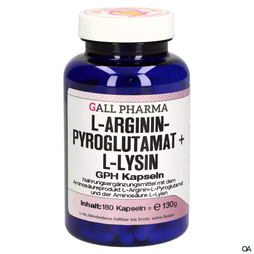 Gall Pharma L-Argininpyroglutamat + L-Lysin Kapseln