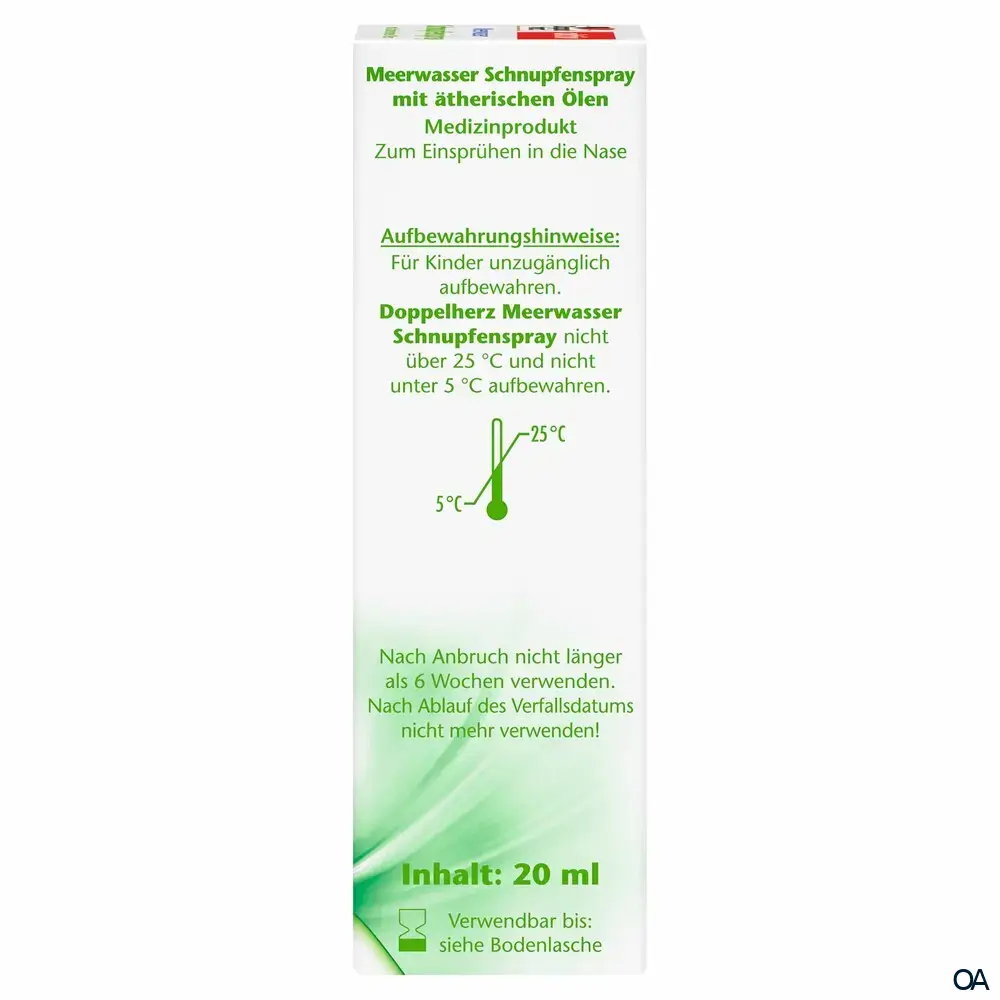 Doppelherz aktiv Meerwasser Schnupfenspray