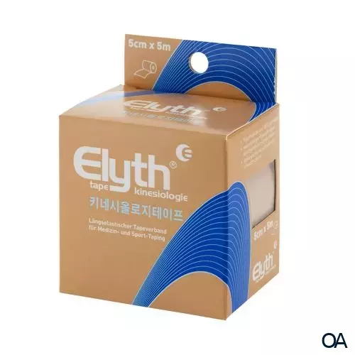 ELYTH Tape Kinesiologie 5 cm x 5 m - Neutral ELYTH Tape Kinesiologie 5 cm x 5 m - Neutral