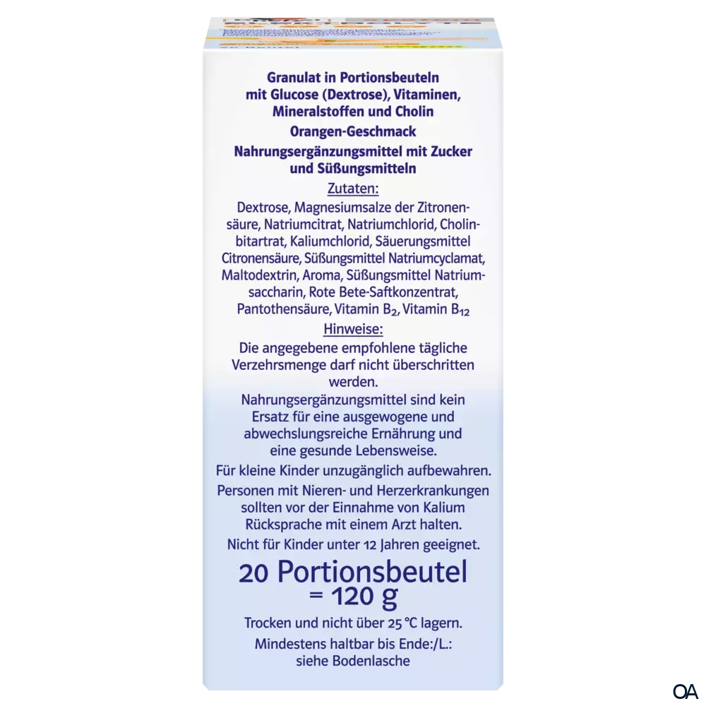 Doppelherz system Elektrolyte Recharge Beutel