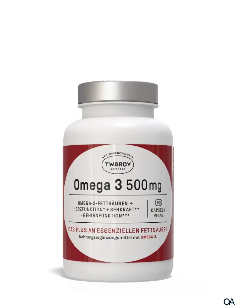 Twardy Omega 3 500 mg Vegan Kapseln