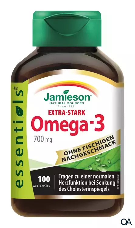 Jamieson Omega-3 Extra 700 mg Kapseln Jamieson Omega-3 Extra 700 mg Kapseln