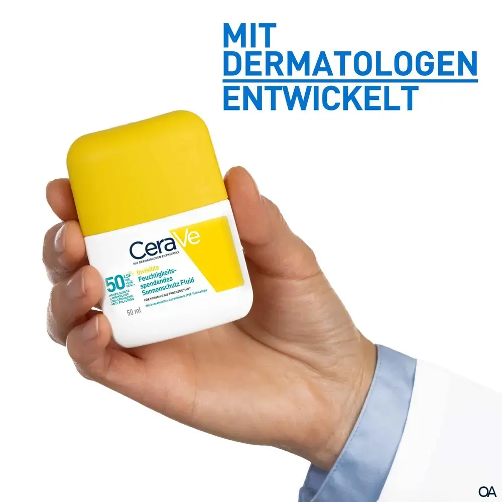 CeraVe Invisible Feuchtigkeitsspendendes Sonnenschutz Fluid LSF 50