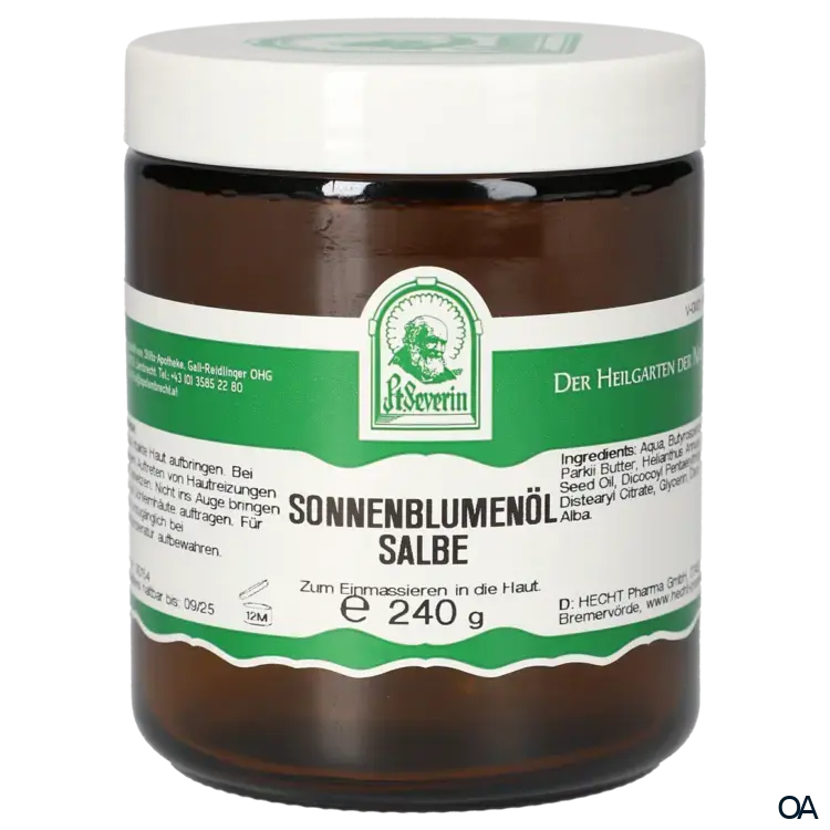 Pater Severin Sonnenblumenöl Salbe Pater Severin Sonnenblumenöl Salbe