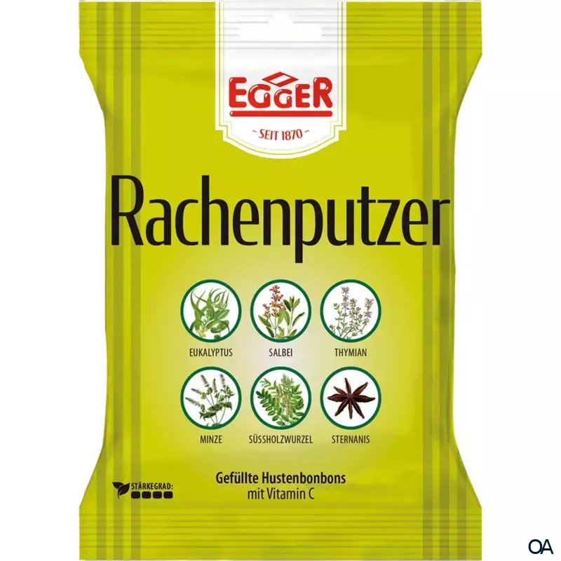 Egger Rachenputzer gefüllte Hustenbonbons Egger Rachenputzer gefüllte Hustenbonbons