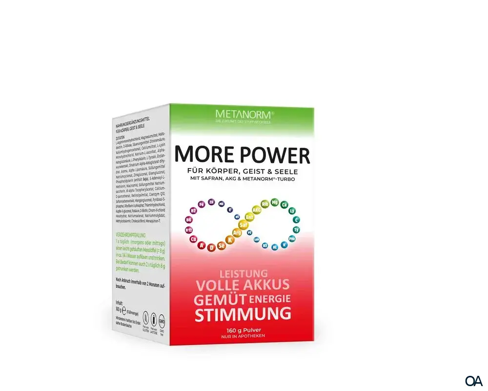 METANORM® MORE POWER Pulver METANORM® MORE POWER Pulver