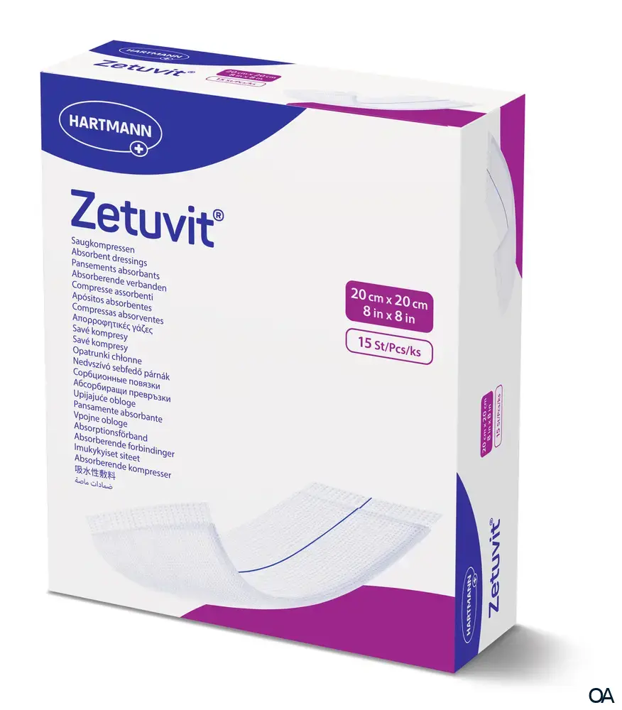 Zetuvit® sterile Saugkompressen 20 x 20 cm