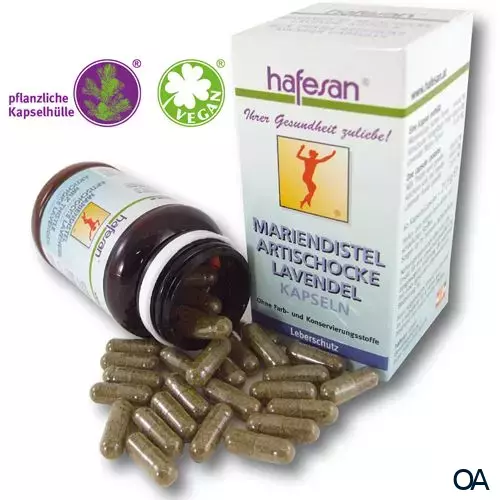 hafesan Mariendistel + Artischocke + Lavendel Kapseln hafesan Mariendistel + Artischocke + Lavendel Kapseln