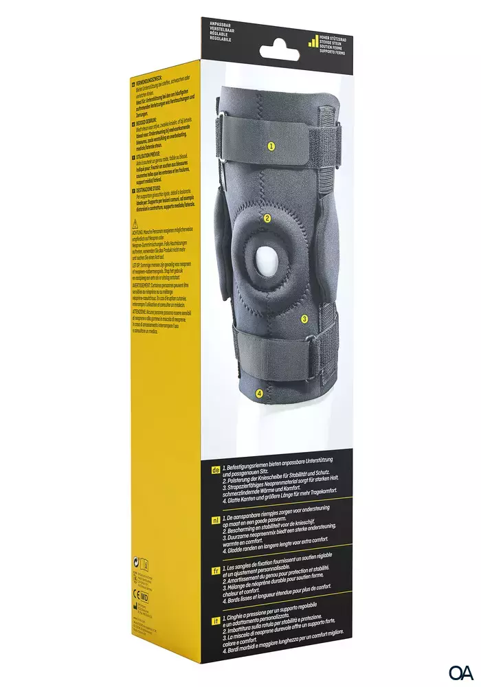 FUTURO™ Sport Kniebandage mit seitlicher Gelenkschiene, verstellbar