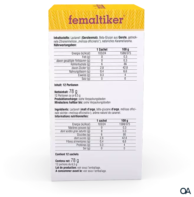 Femaltiker® Sachets 6,5 g Femaltiker® Sachets 6,5 g