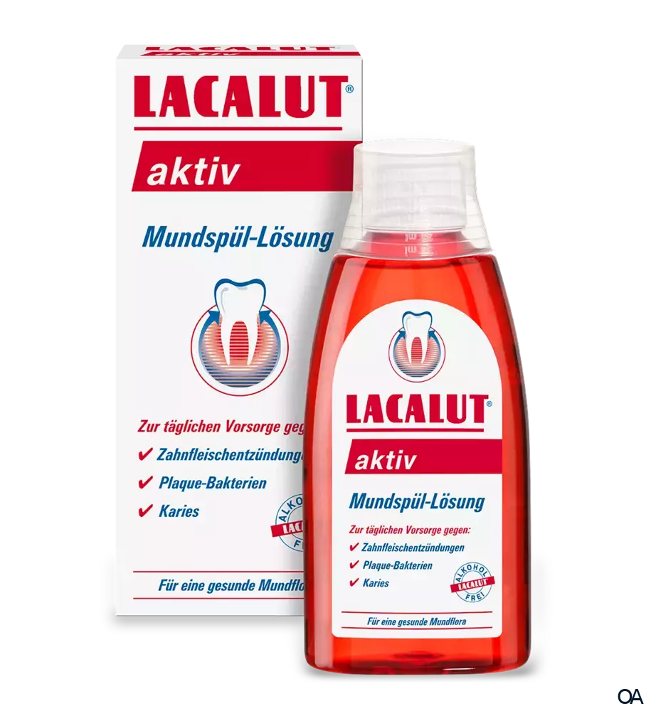 LACALUT® aktiv Mundspül-Lösung