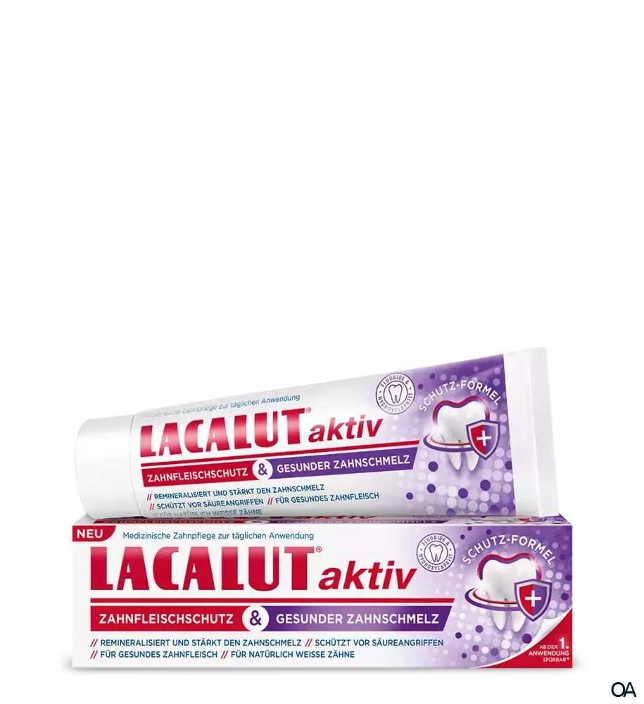 LACALUT® aktiv Zahnfleischschutz & gesunder Zahnschmelz LACALUT® aktiv Zahnfleischschutz & gesunder Zahnschmelz