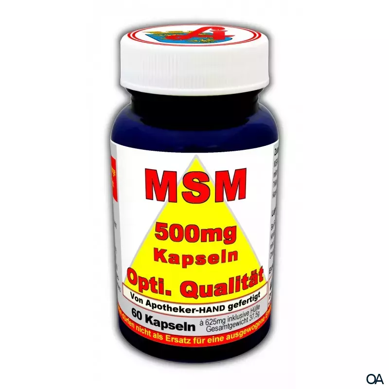 MSM 500 mg Optimum Quality Kapseln MSM 500 mg Optimum Quality Kapseln