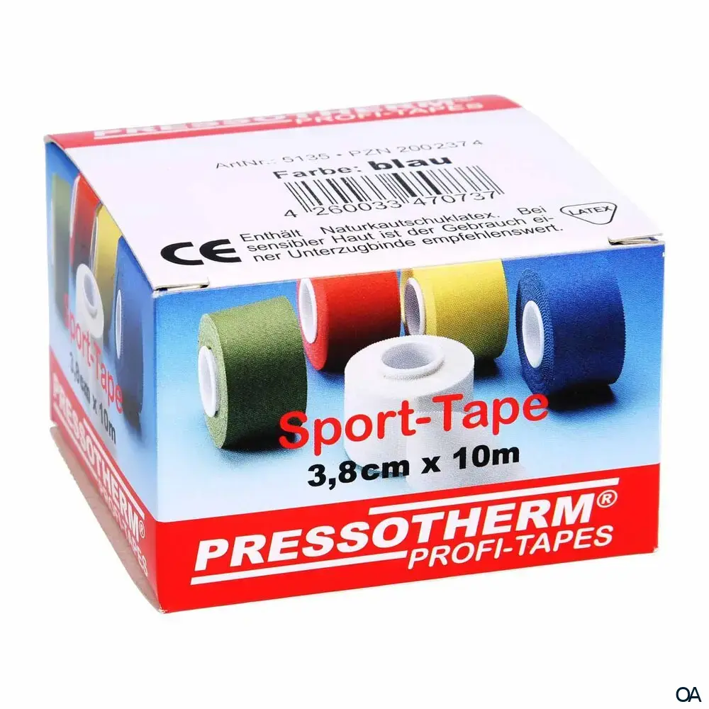 Pressotherm® Sport-Tape 3,8 cm x 10 m - Blau