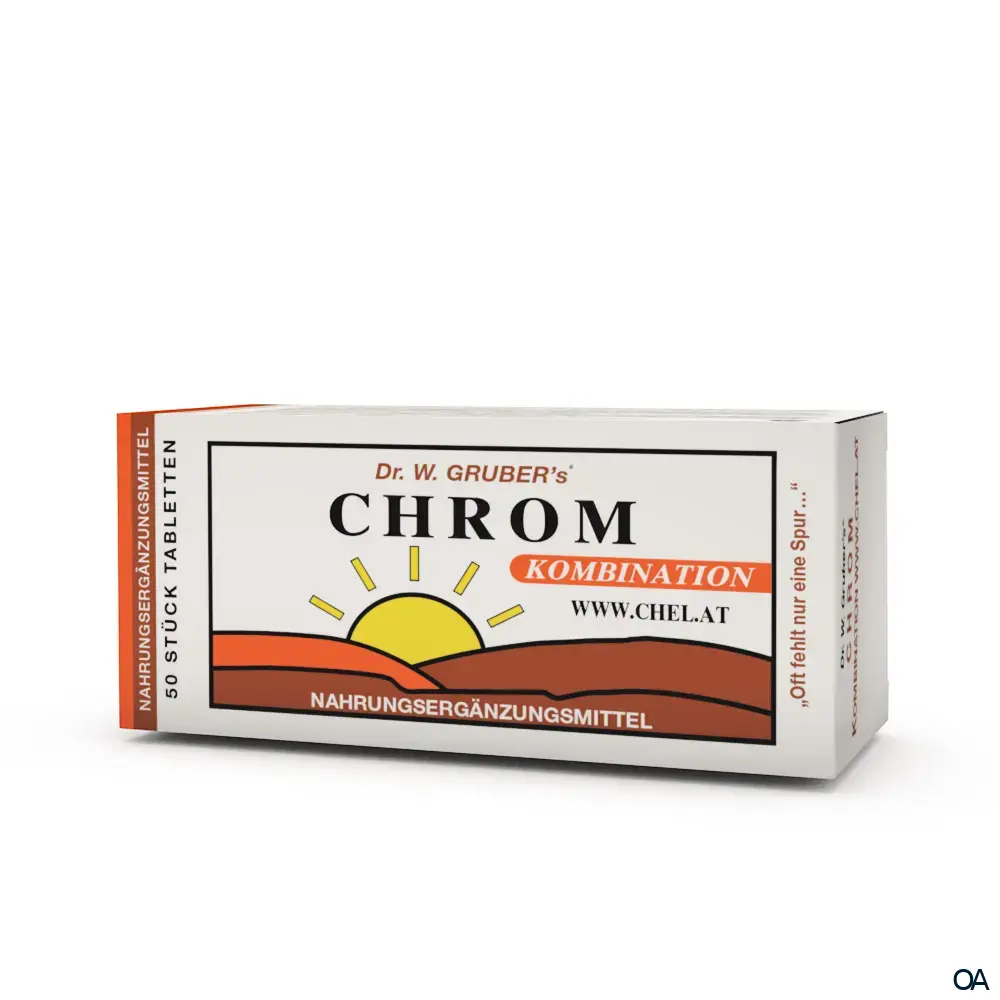 Dr. W. Gruber’s® Chrom Kombination Chelat Tabletten Dr. W. Gruber’s® Chrom Kombination Chelat Tabletten