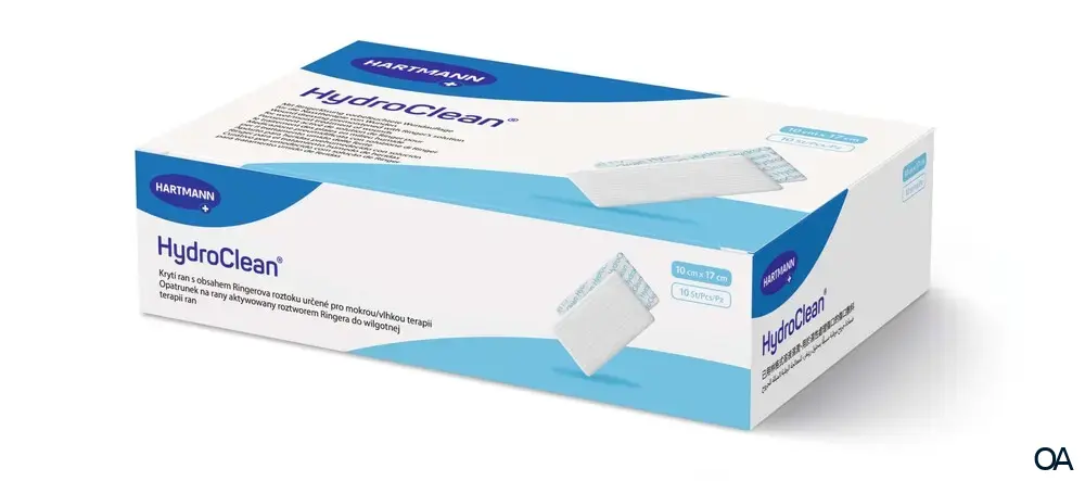 HydroClean® hydroaktive Wundauflagen steril, 10 x 17 cm
