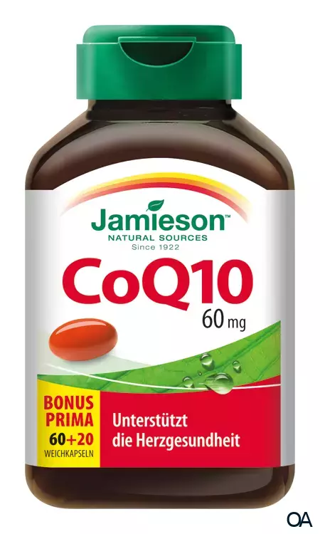 Jamieson CoQ10 60 mg Kapseln Jamieson CoQ10 60 mg Kapseln