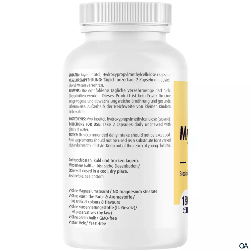 ZeinPharma Myo-Inositol Kapseln 500 mg