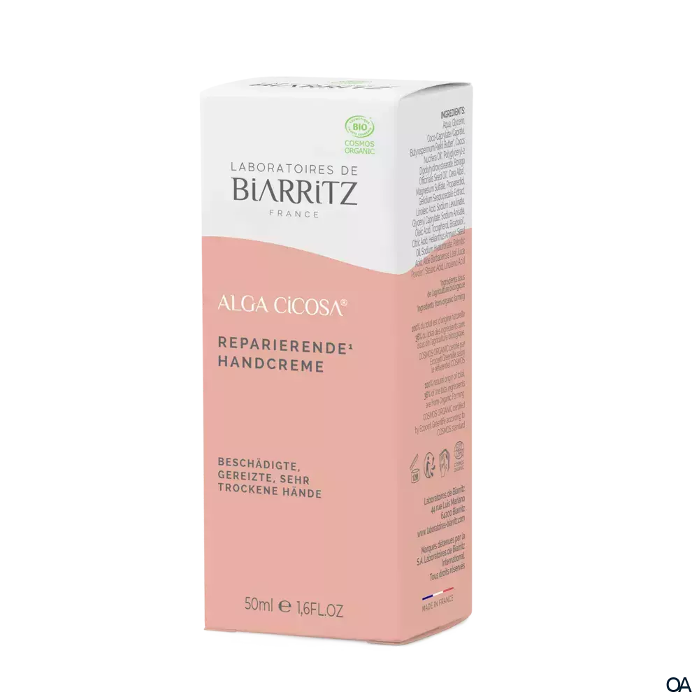 Alga Cicosa reparierende Pflege Bio regenerierende Handpflege