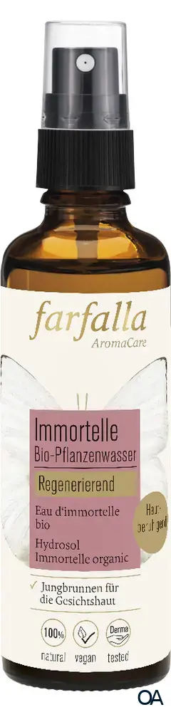 Farfalla Immortelle, Bio-Pflanzenwasser, regenerierend Farfalla Immortelle, Bio-Pflanzenwasser, regenerierend