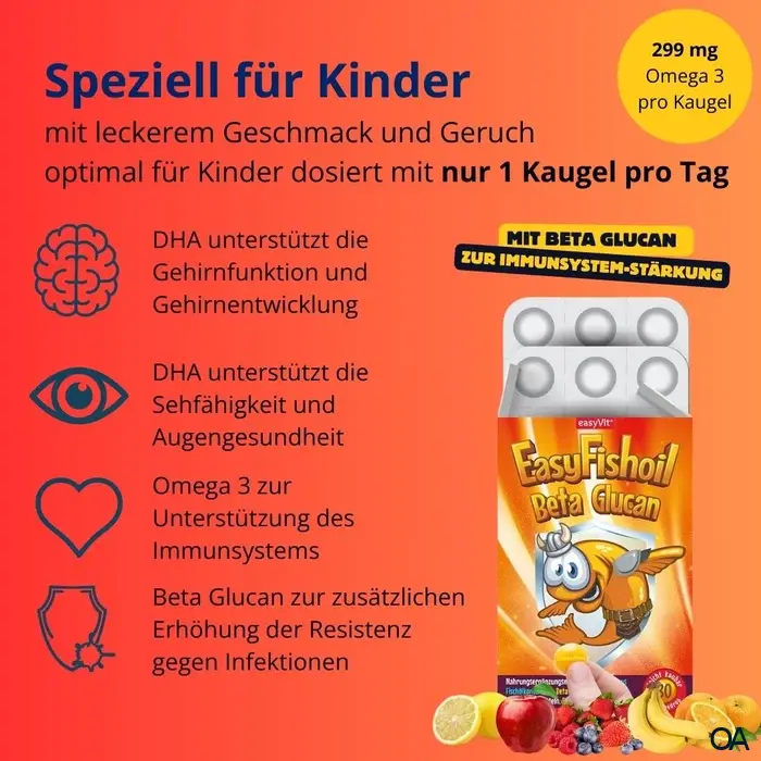easyVit® EasyFishoil Beta Glucan Weichgummis