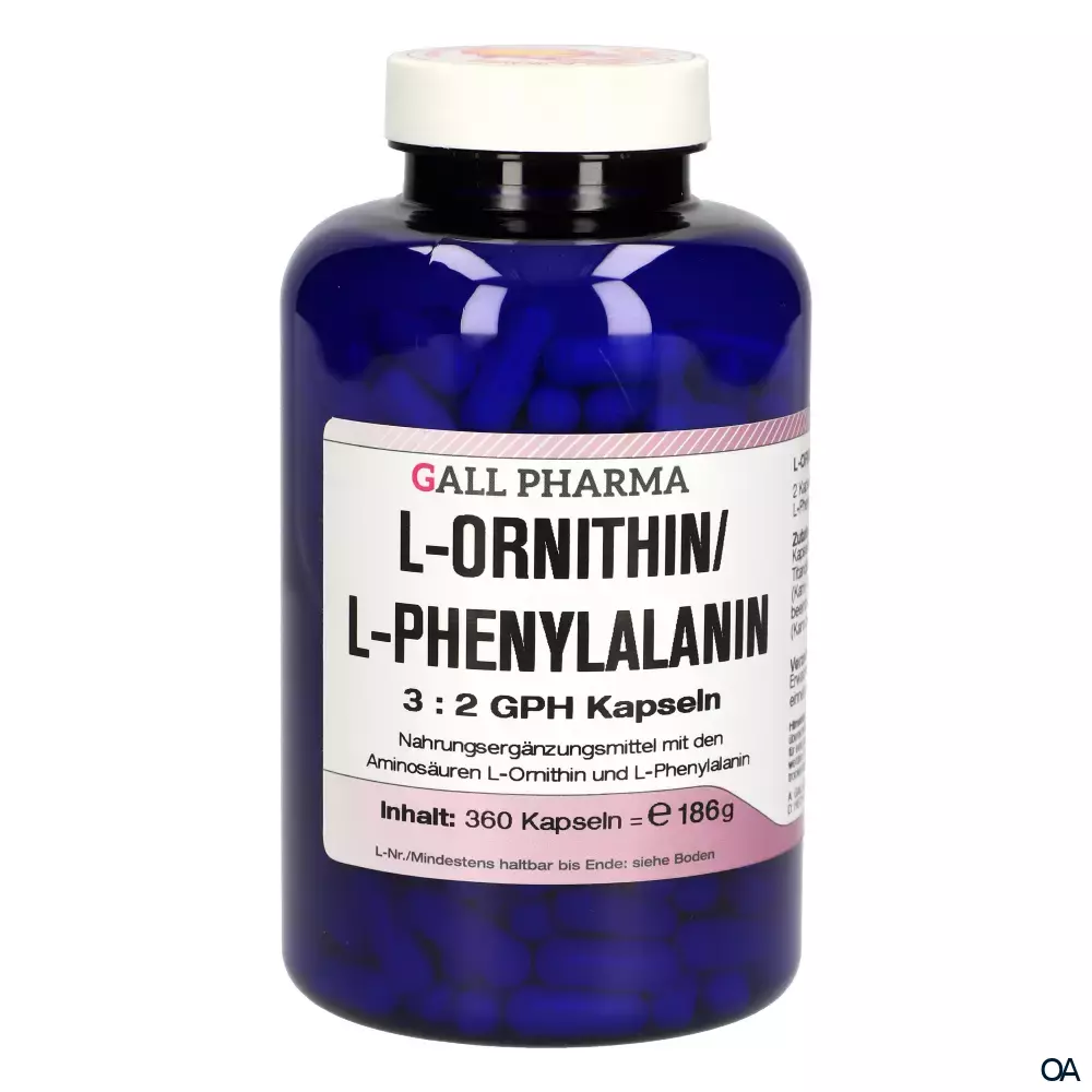 Gall Pharma L-Ornithin/L-Phenylalanin 3:2 Kapseln Gall Pharma L-Ornithin/L-Phenylalanin 3:2 Kapseln