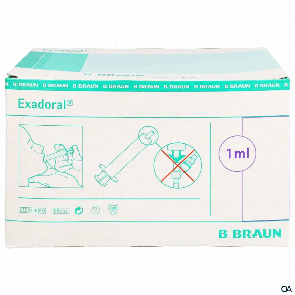 Exadoral® Einmalspritzen mit oralem Ansatz, 1 ml