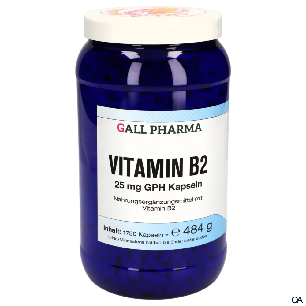 Gall Pharma Vitamin B2 25 mg Kapseln
