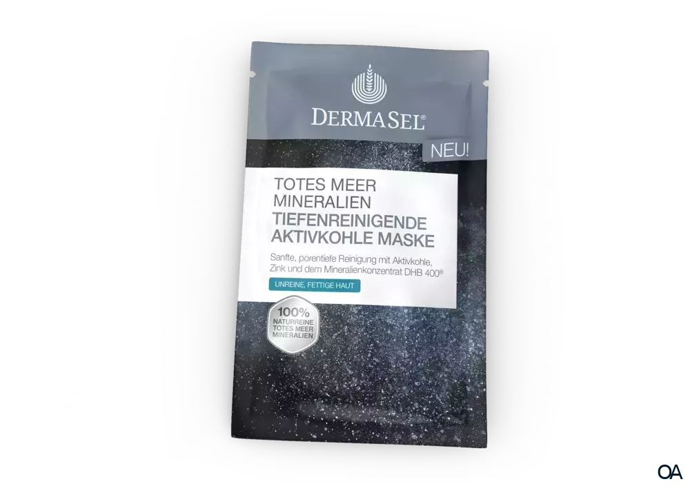 DermaSel® Totes Meer Mineralien Tiefenreinigende Aktivkohle Maske DermaSel® Totes Meer Mineralien Tiefenreinigende Aktivkohle Maske