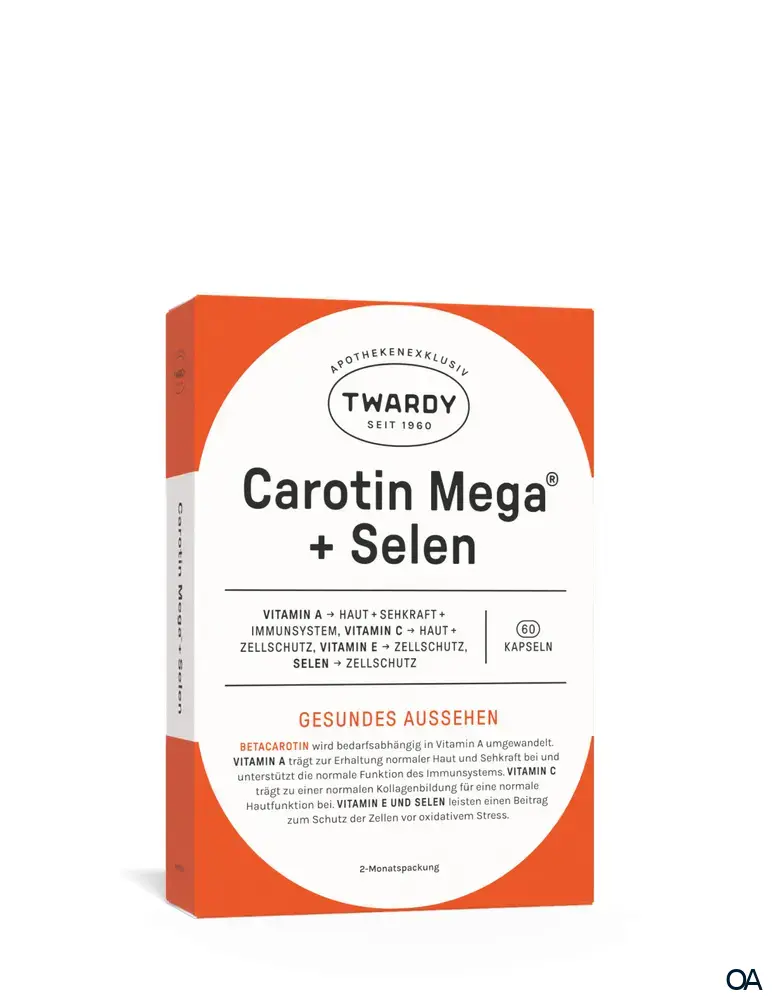 Twardy Carotin Mega® + Selen-Kapseln Twardy Carotin Mega® + Selen-Kapseln