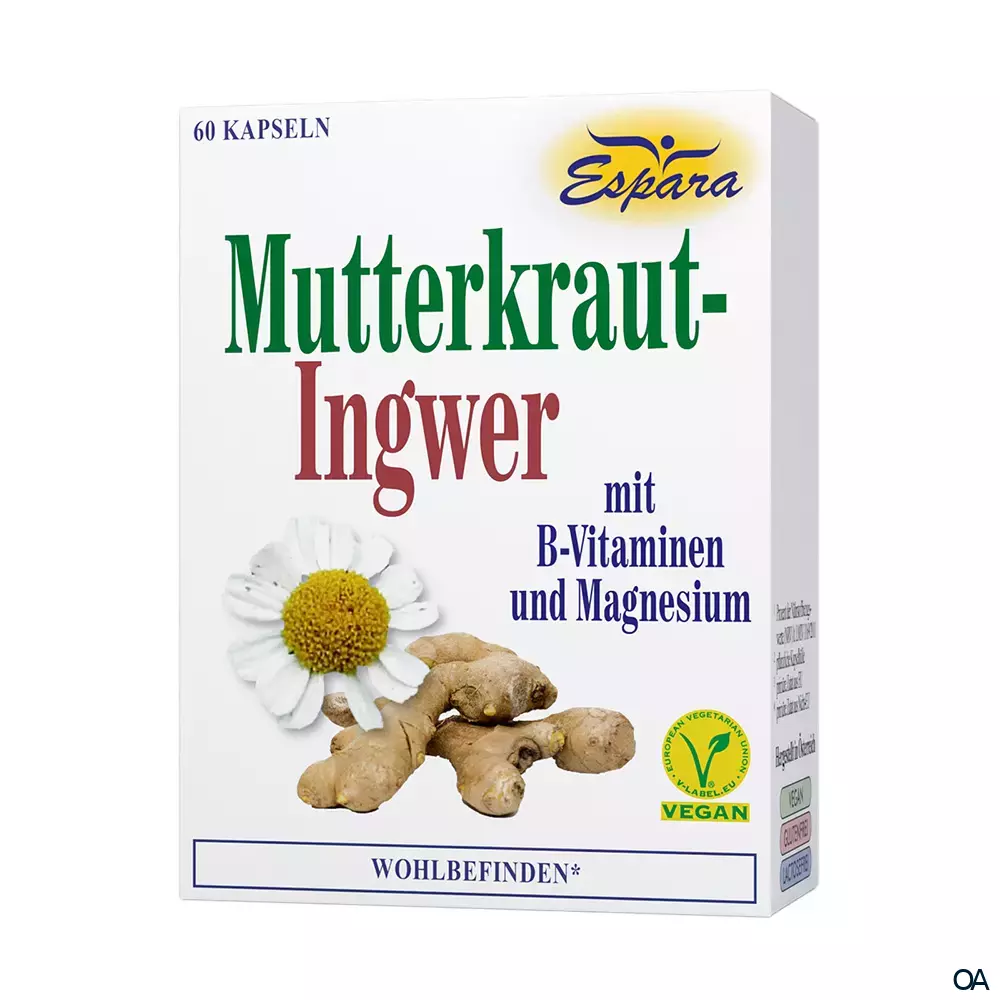 Espara Mutterkraut-Ingwer Kapseln Espara Mutterkraut-Ingwer Kapseln
